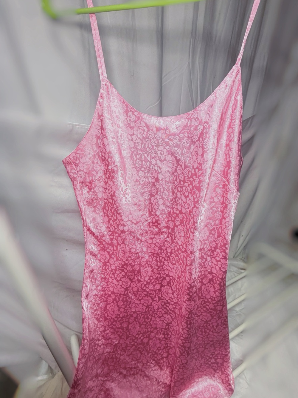 Princess Polly Pink Floral Satin Slip Mini Dress